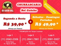 Churrascaria Boi Gaúcho na Zona Leste