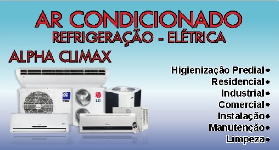 ALPHA CLIMAX ar condicionado e elétrica 