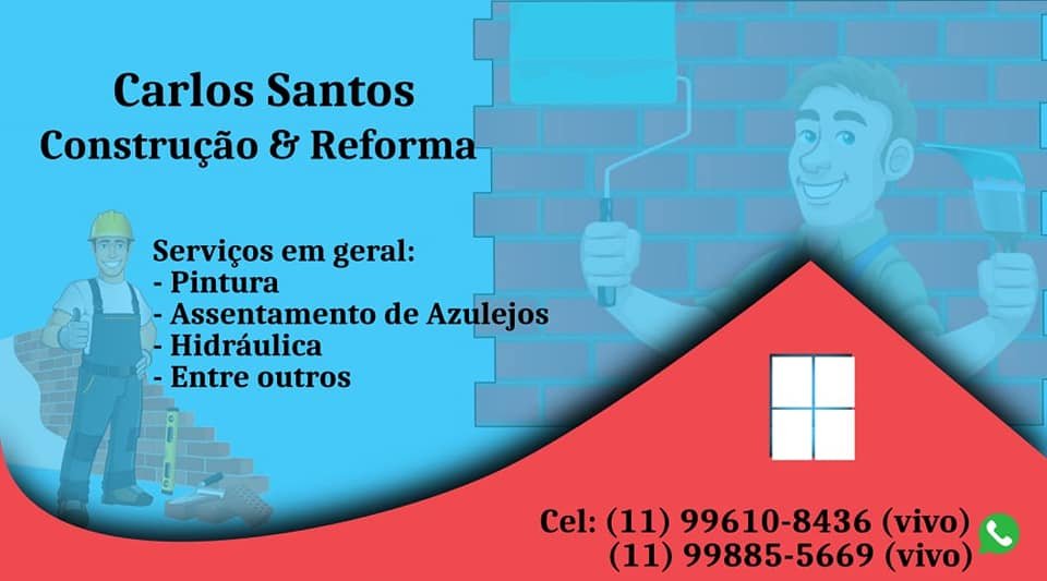 CARLOS SANTOS - CONSTRUÇÃO E REFORMAS 