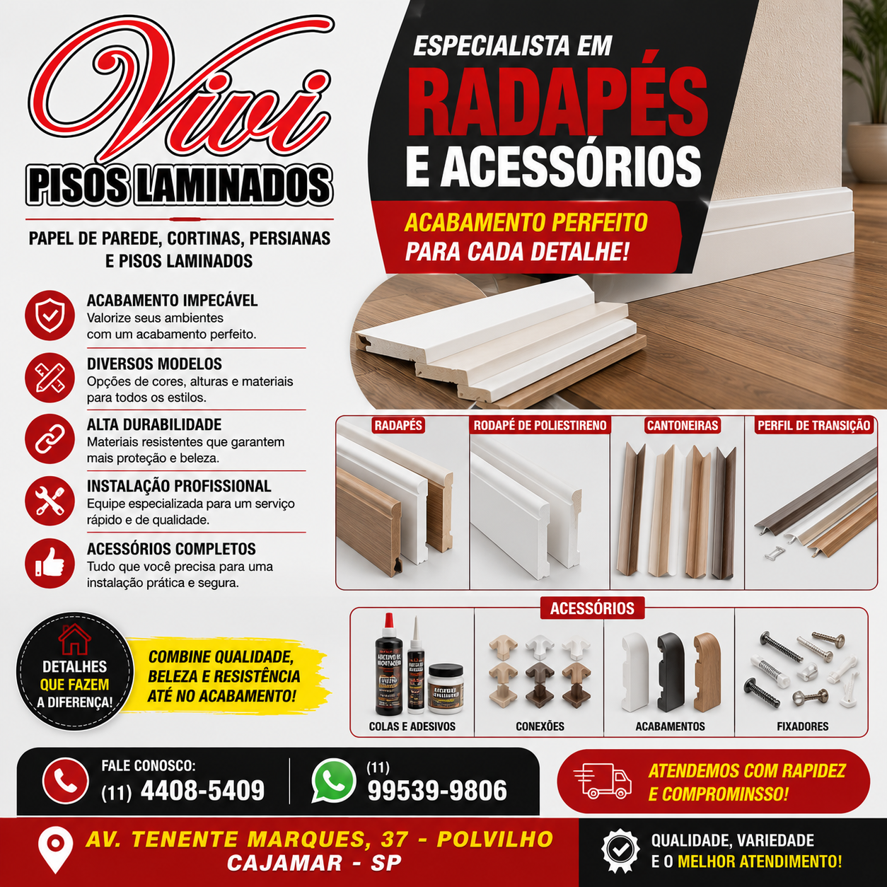 Vivi Pisos Laminados em Cajamar