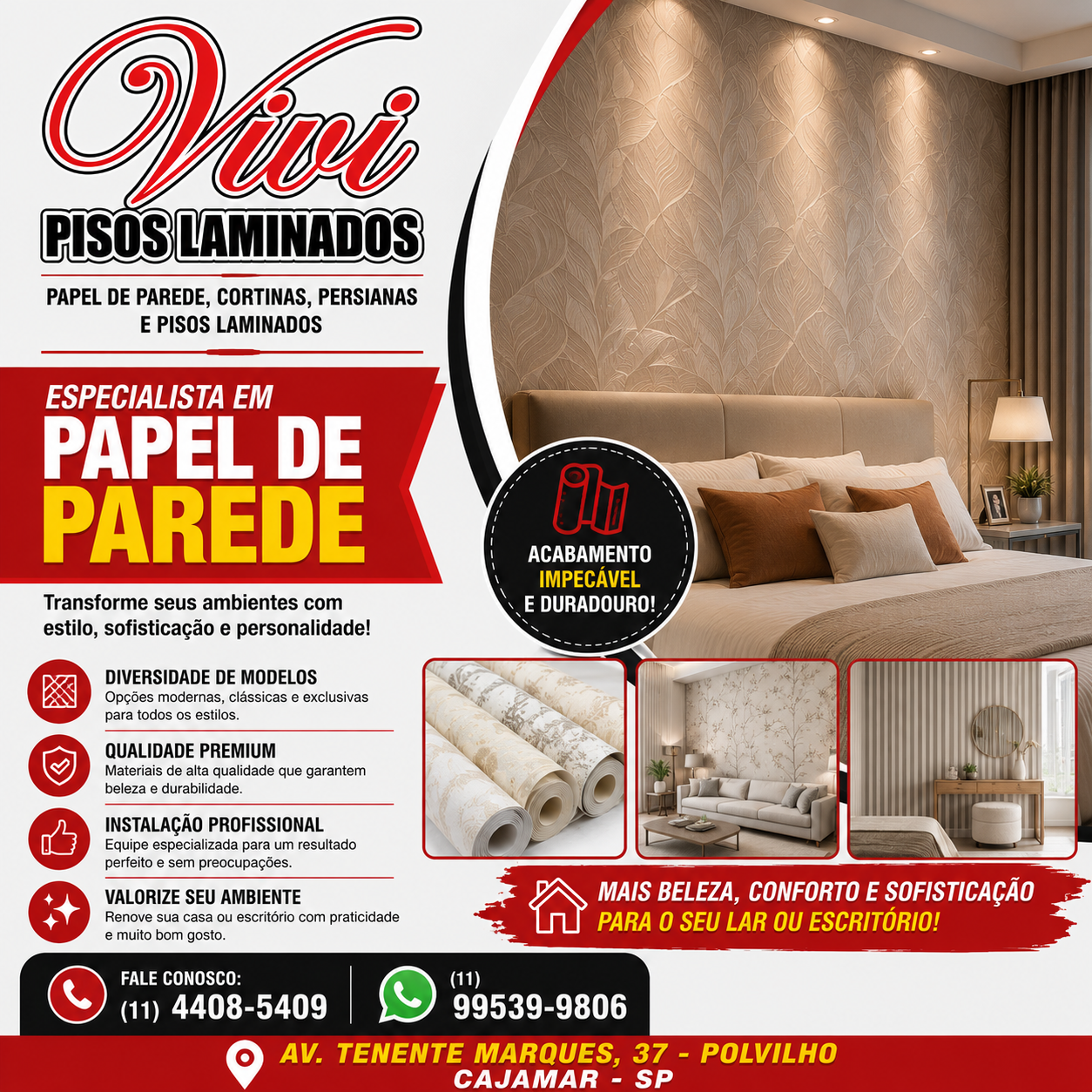 Vivi Pisos Laminados em Cajamar