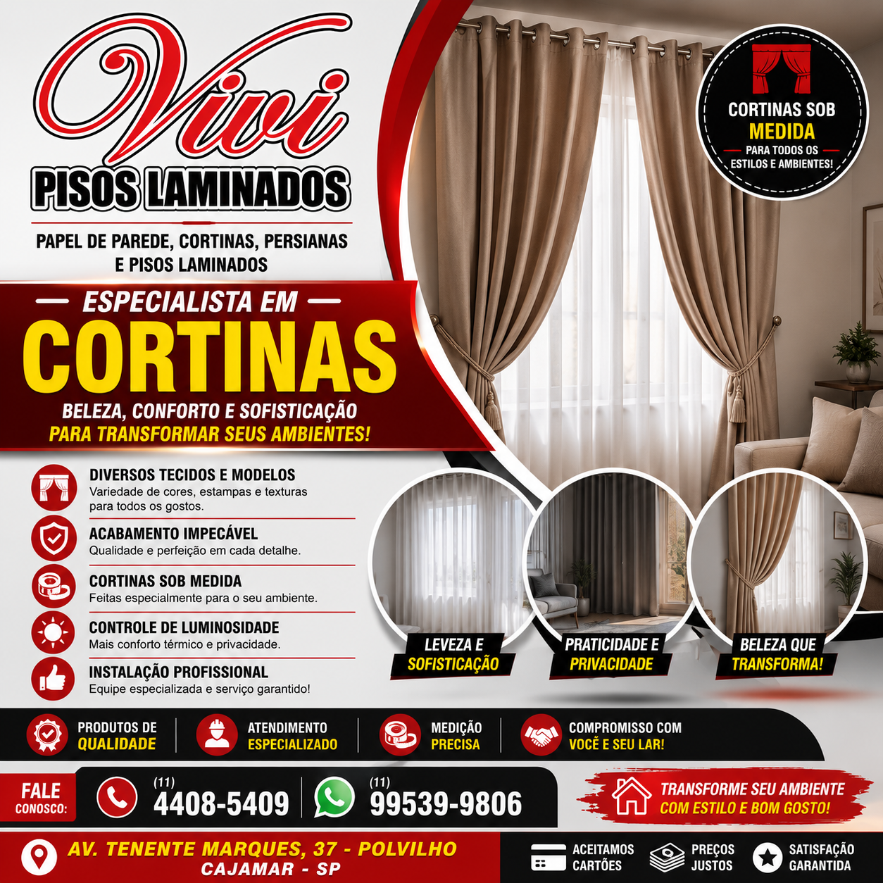 Vivi Pisos Laminados em Cajamar