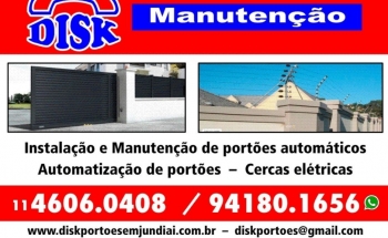 Fabricação e Manutenção De Portões em Jundiaí Disk Manutenção