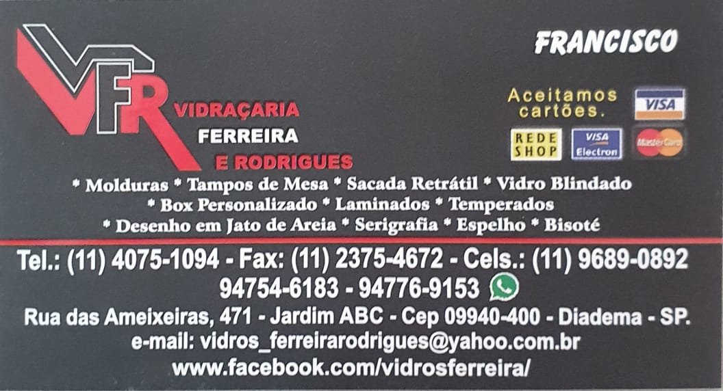 VFR Vidraçaria em Diadema