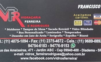 VFR Vidraçaria em Diadema