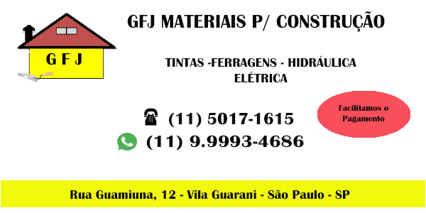 GFJ Materiais Para Construção na Zona Sul