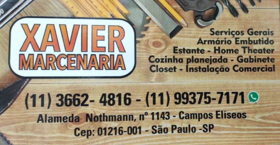 Marceneiro Xavier - Marcenaria em Sã Paulo