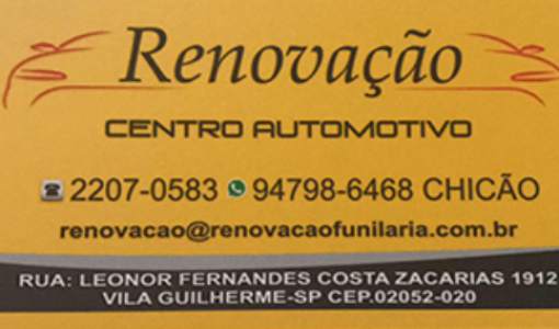 Renovação Centro Automotivo na Vila Guilherme