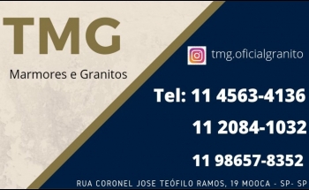 TMG Mármores e Granitos na Zona Leste