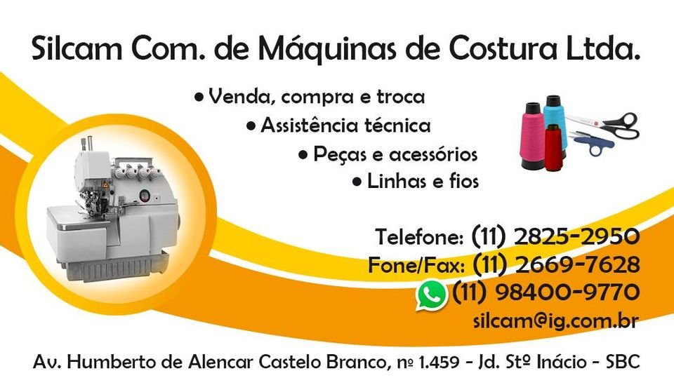 Assistência Técnica de Máquinas de Costura em São Bernardo do Campo