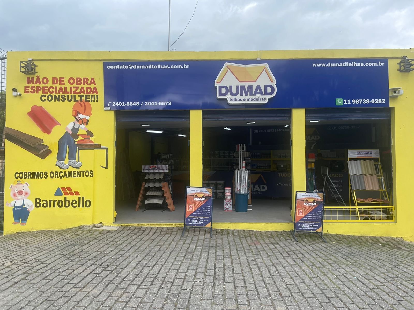 Dumad Telhas e Madeira em Guarulhos