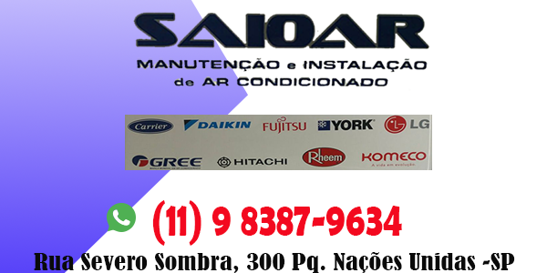 Saioar Ar Condicionado na Zona Norte