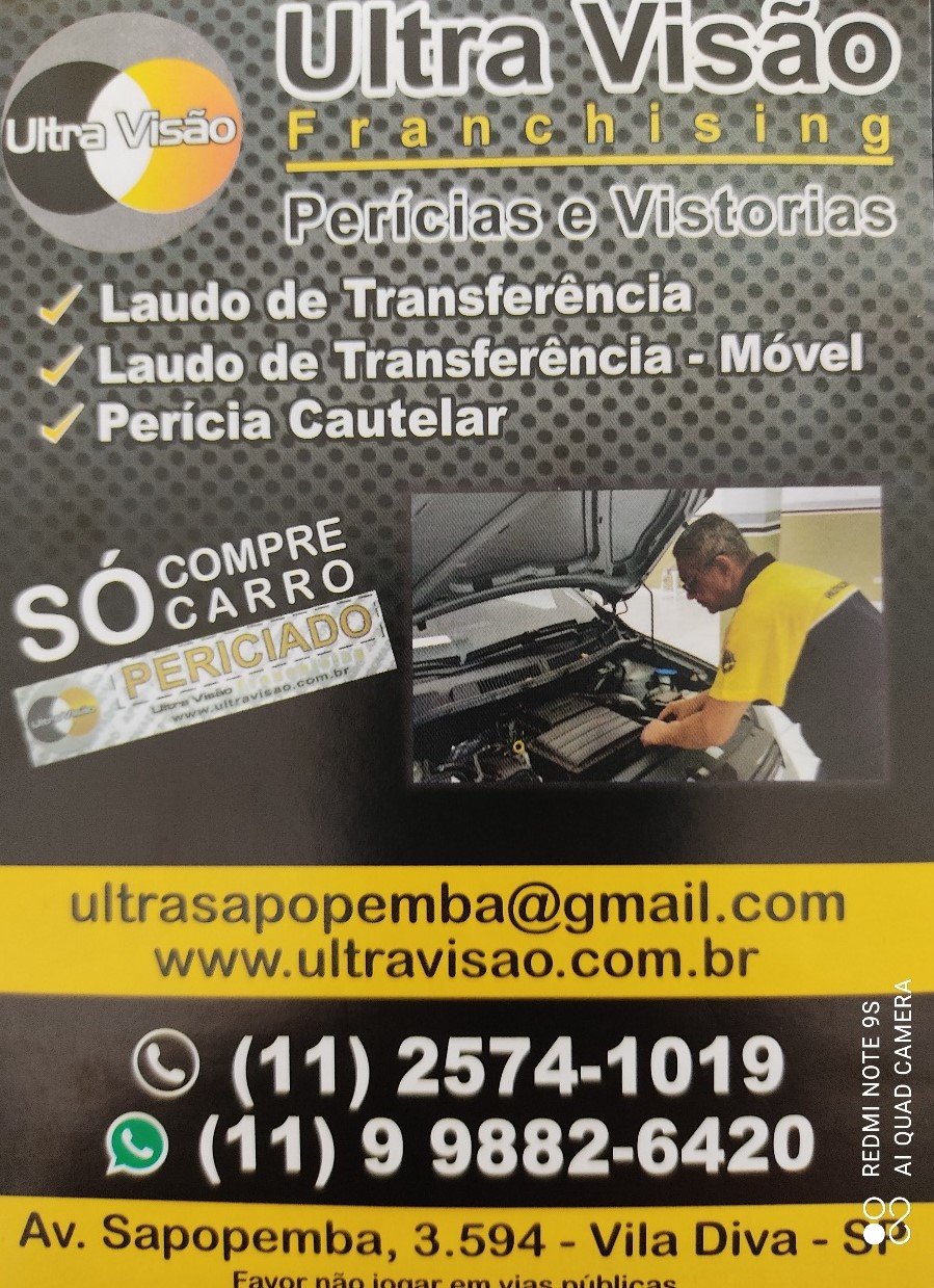 Pericias e Vistorias em Sapopemba  - Ultra Visão Franchising Pericia E Vistorias