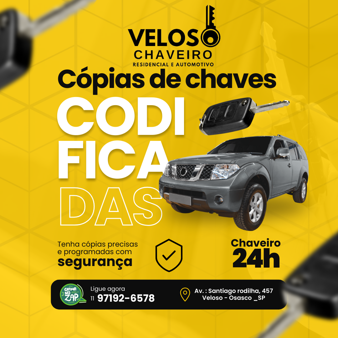 Chaveiro Veloso em Osasco