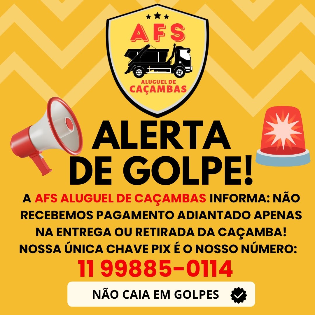 AFS Aluguel de Caçambas em Guarulhos