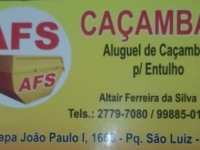 AFS Aluguel de Caçambas em Guarulhos