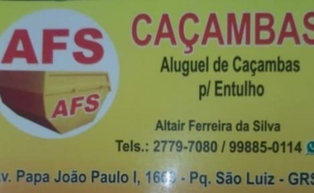 AFS Aluguel de Caçambas em Guarulhos