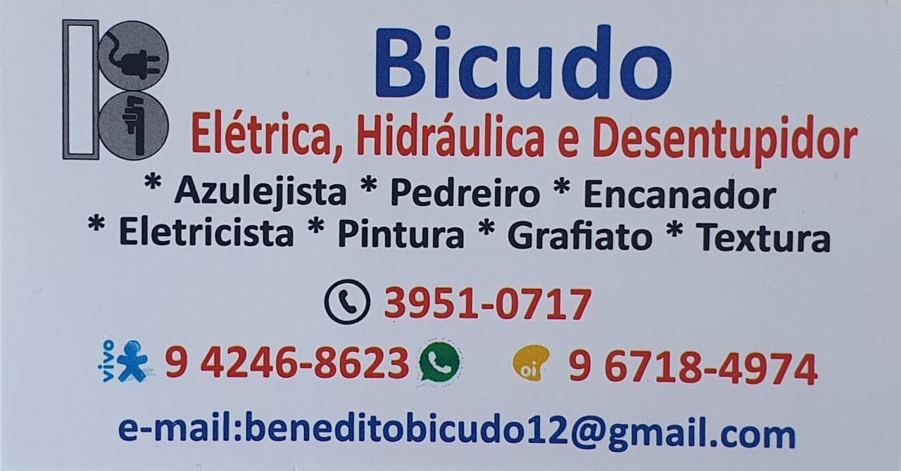 BICUDO REFORMAS ELÉTRICA E HIDRÁULICA
