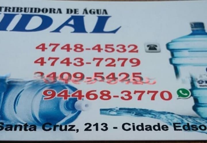 Distribuidora De Agua Em Suzano - Distribuidora De Agua Vidal