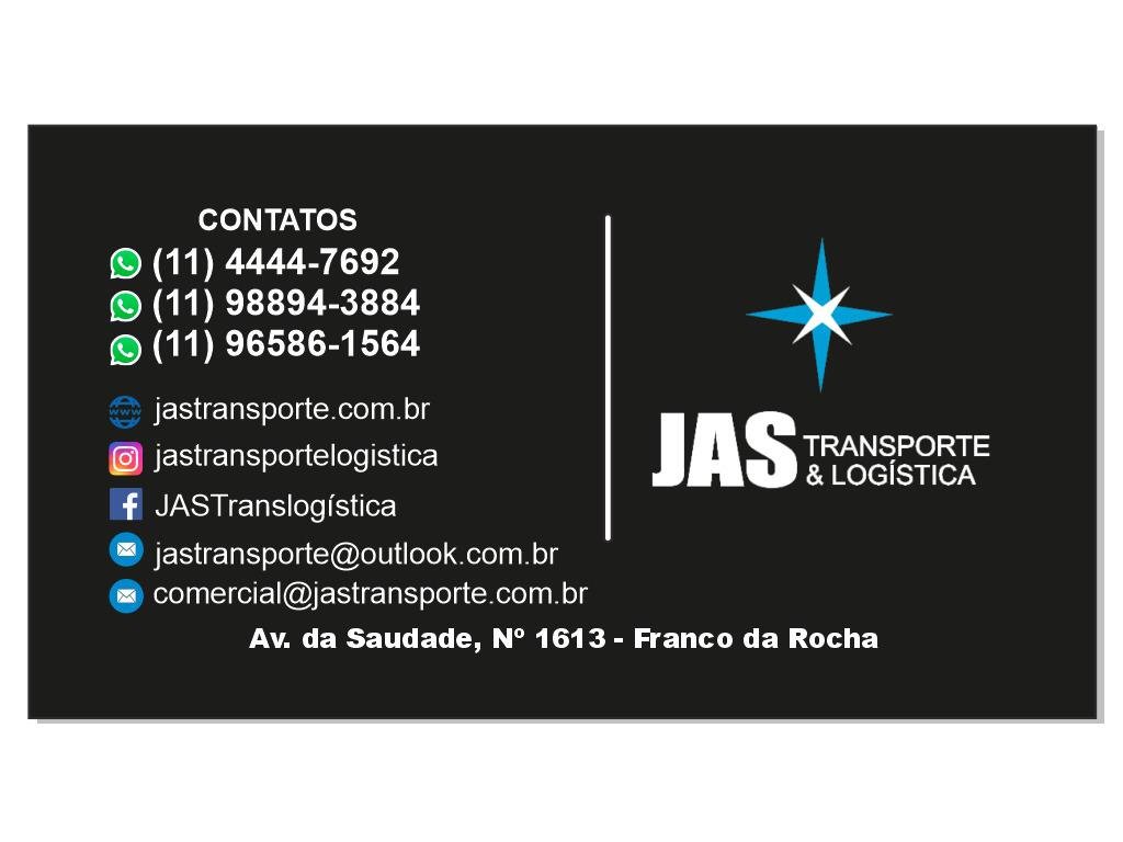 Transporte E Logística Em Franco Da Rocha - JAS Transporte E Logística