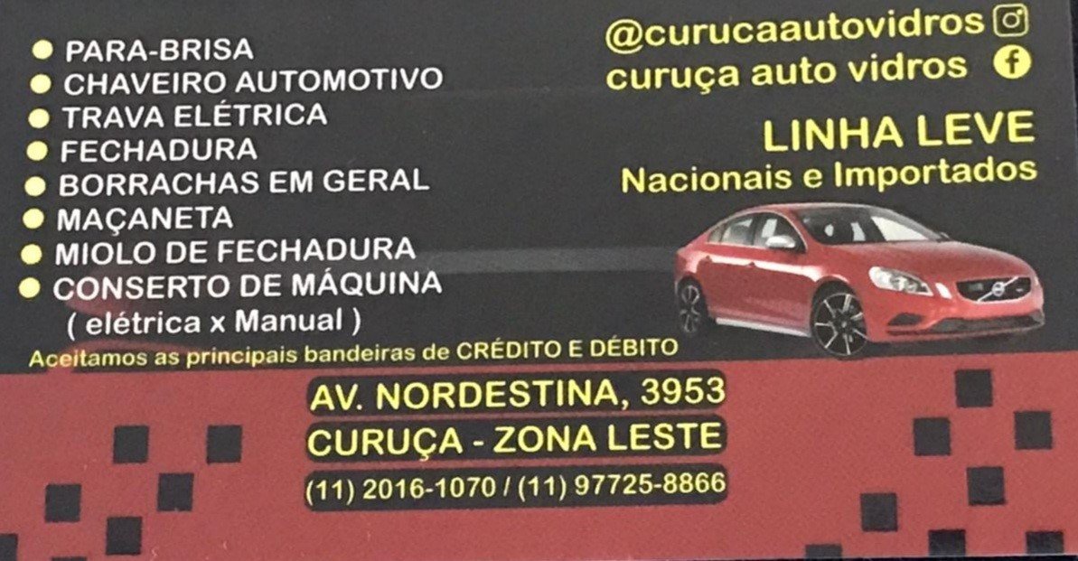 Vidros Automotivos Para Autos Na Zona Leste - Curuça Auto Vidros