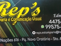 Estamparia e Comunicação Visual Em Santo André - Reps Estamparia E Comunicação Visual