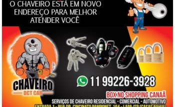 Chaveiro Dct Car em São Paulo