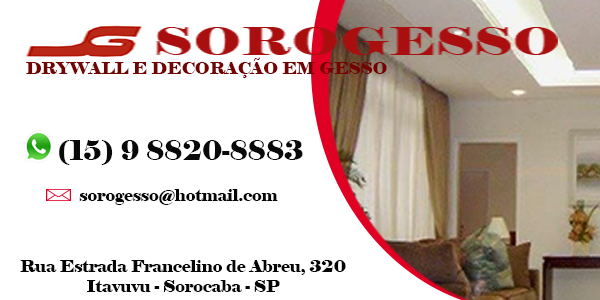 Sorogesso Gesso em Sorocaba