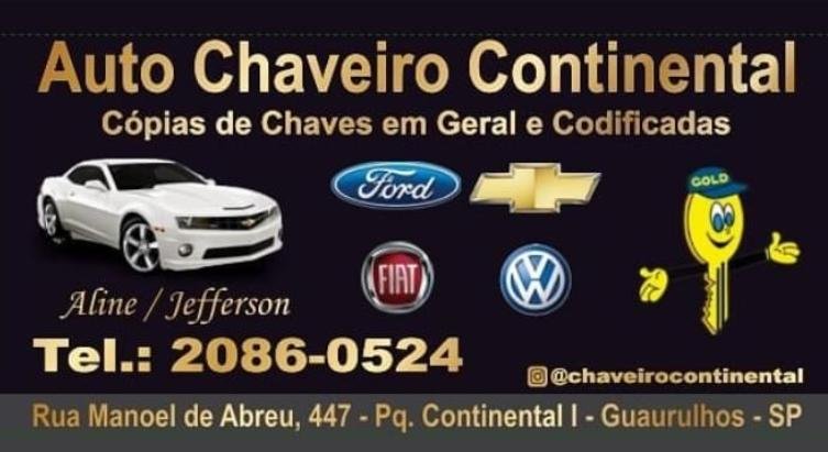 Chaveiro em Guarulhos - Chaveiro Continental 