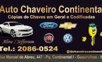 Chaveiro em Guarulhos - Chaveiro Continental 