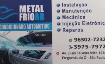 Ar Condicionado Automotivo Morro Grande São Paulo - Metal Frio Ar Condicionado Automotivo