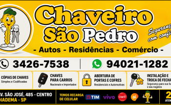 Chaveiro São Pedro em Diadema