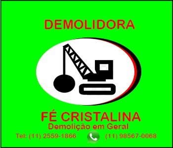 Demolidora Na Zona Leste - Demolidora Fe Cristalina