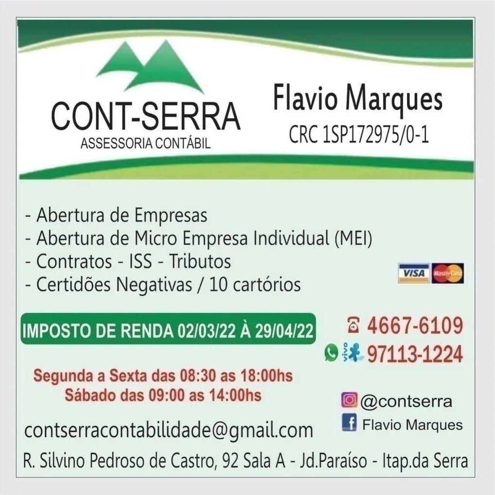 Contabilidade Em Itapecerica Da Serra - Cont-Serra Assessoria Contábil