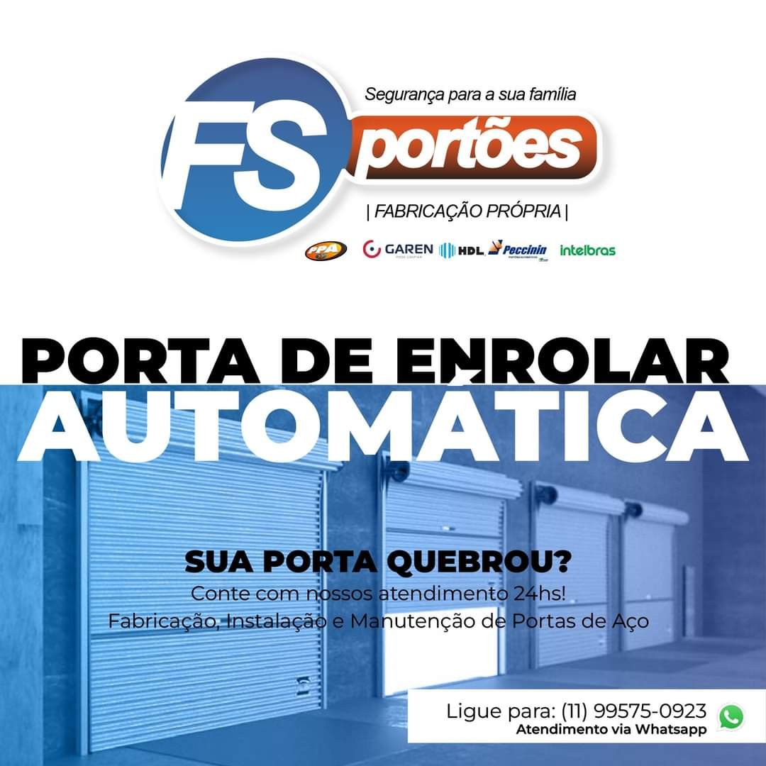 FS Portões Automáticos em Jd. Dom José
