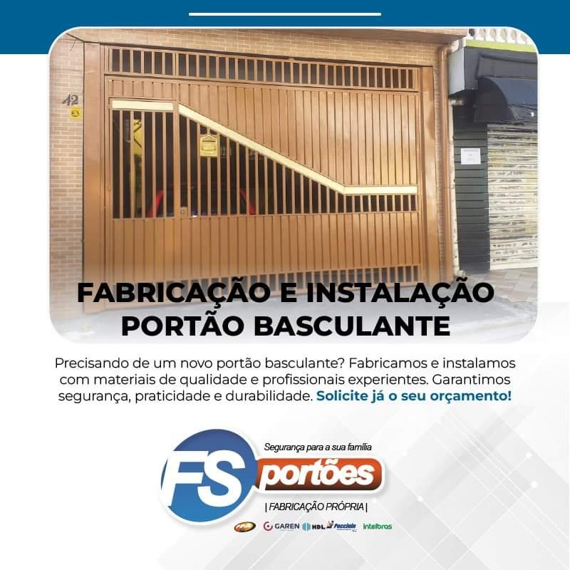 FS Portões Automáticos em Jd. Dom José