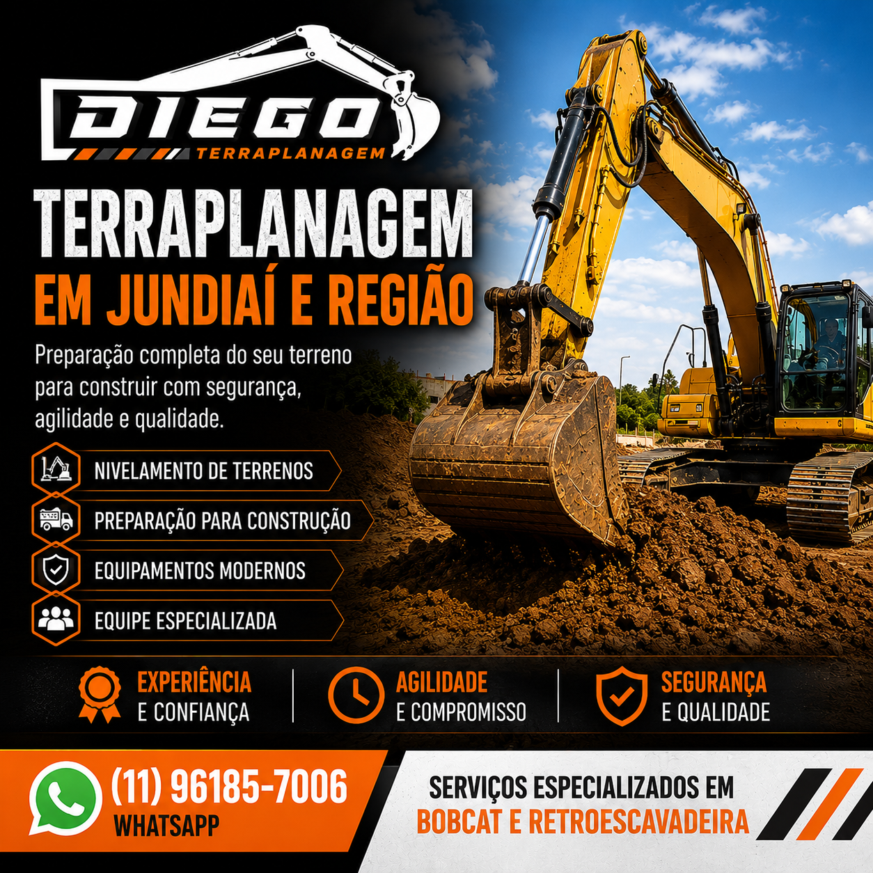 Diego Terraplanagem em Jundiai