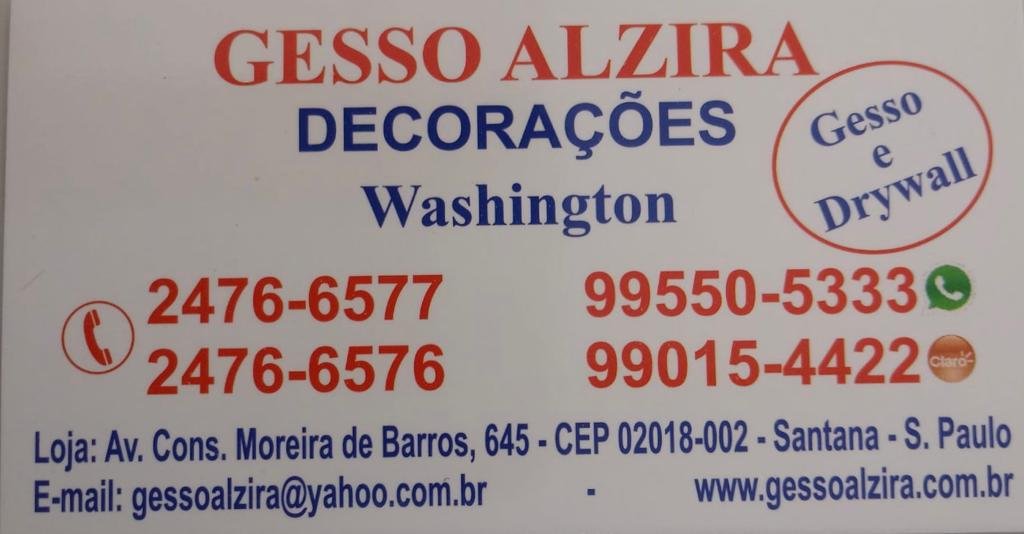 Gesso e Drywall na Zona Norte  Gesso Alzira