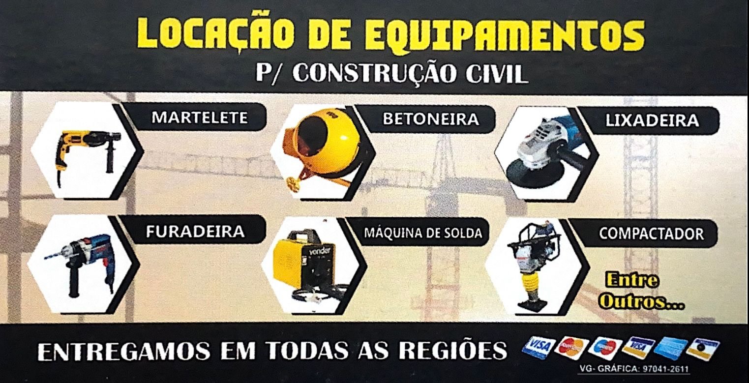 Locação de Máquinas e Ferramentas em São Paulo 