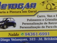 Retocar Funilaria e Pintura em Jd. Britânia