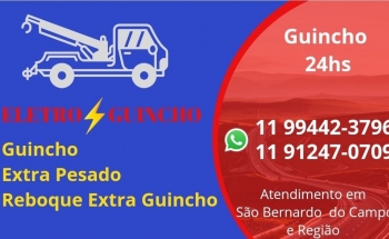 Guincho Pesado Em São Bernardo Do Campo - Eletro Guincho