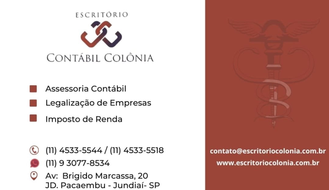 Escritório Contábil Colônia em Jundiaí