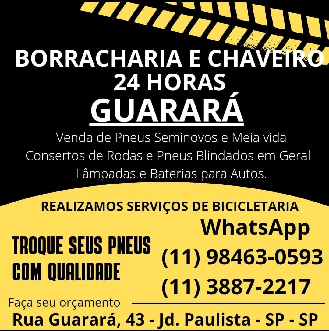 Borracharia no Jd. Paulista - Borracharia Guarará