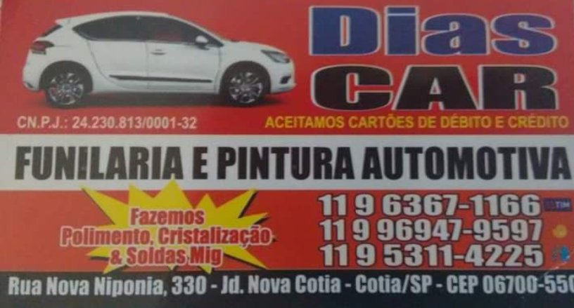 Dias Car Funilaria e Pintura em Cotia 