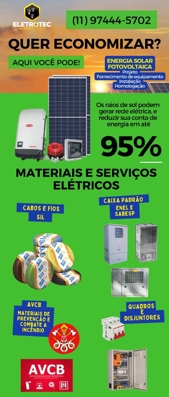 Eletrotec Solução em Instalação  Elétrica em Vargem Grande Paulista