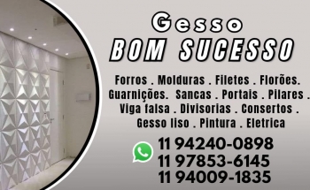 Gesso Bom Sucesso em Jundiaí