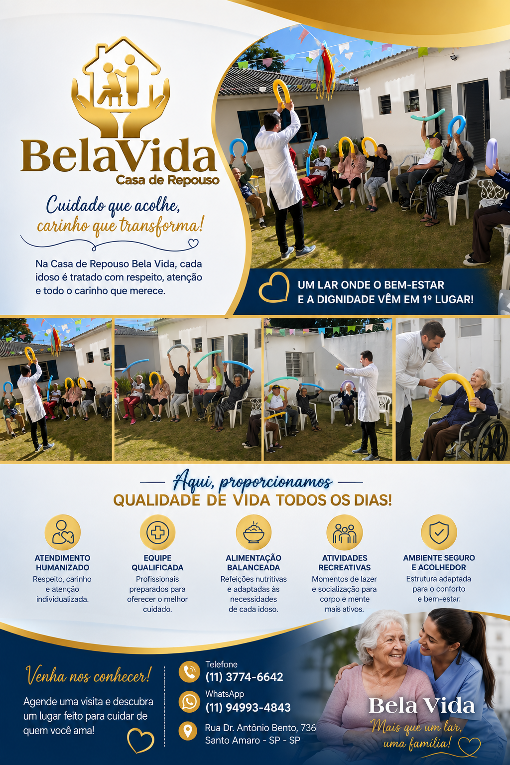 Casa de Repouso Bela Vida em Santo Amaro