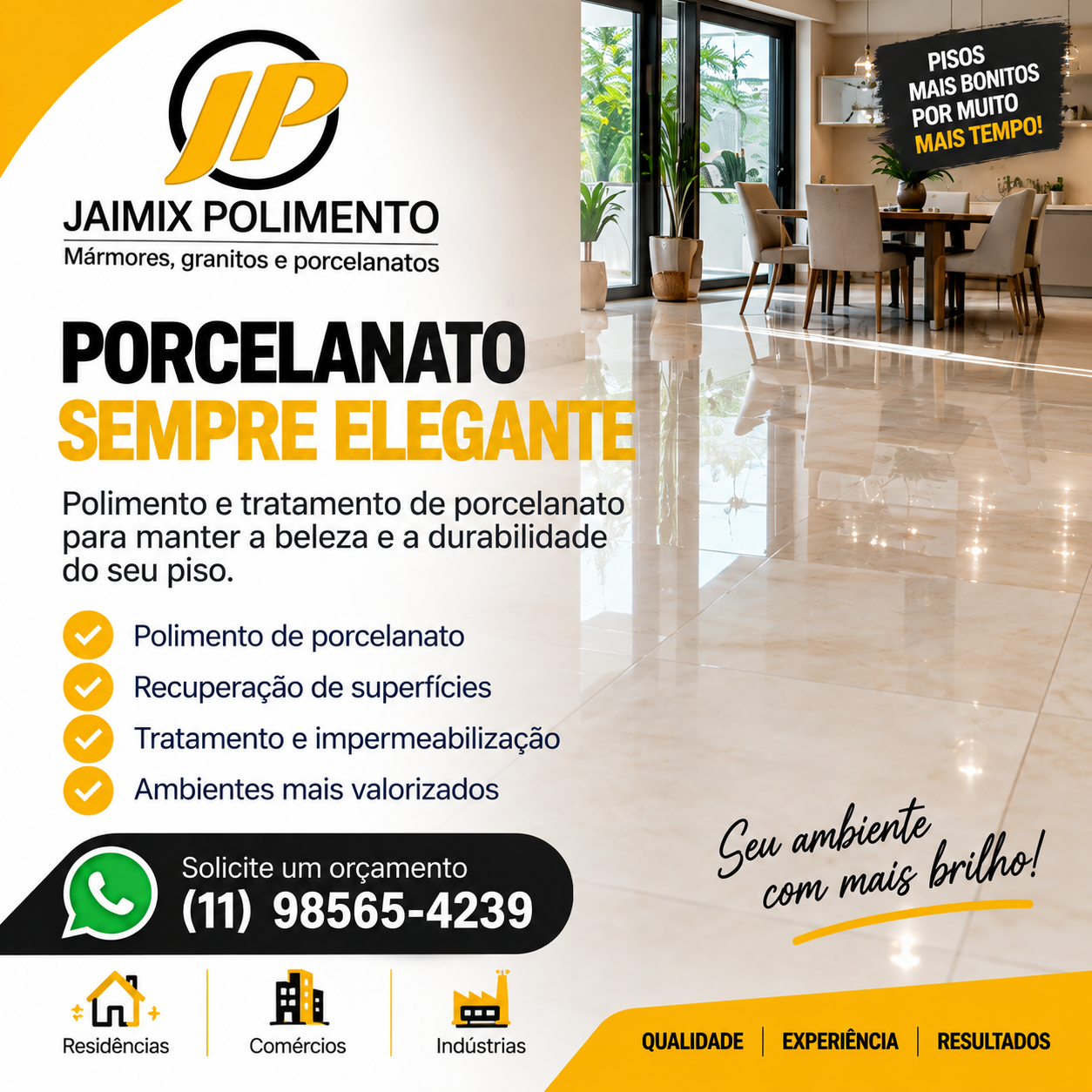 Jaimix Polimento de Mármores, Granitos e Porcelanatos na Zona leste