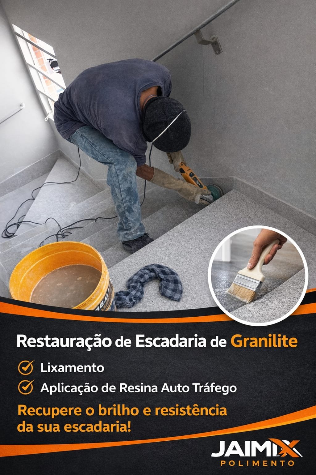 Jaimix Polimento de Mármores, Granitos e Porcelanatos na Zona leste