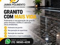 Jaimix Polimento de Mármores, Granitos e Porcelanatos na Zona leste 